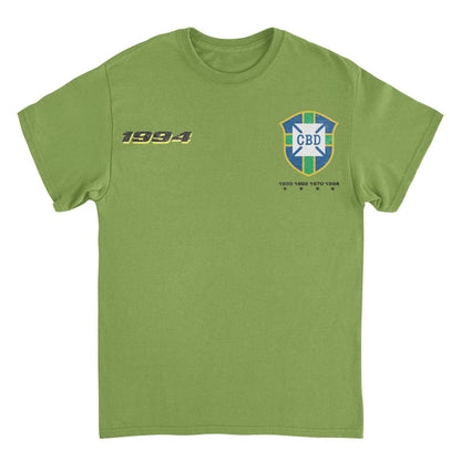 Toffs Retro Soccer Futbol CBD Toffs Mens T Shirt Kiwi Green