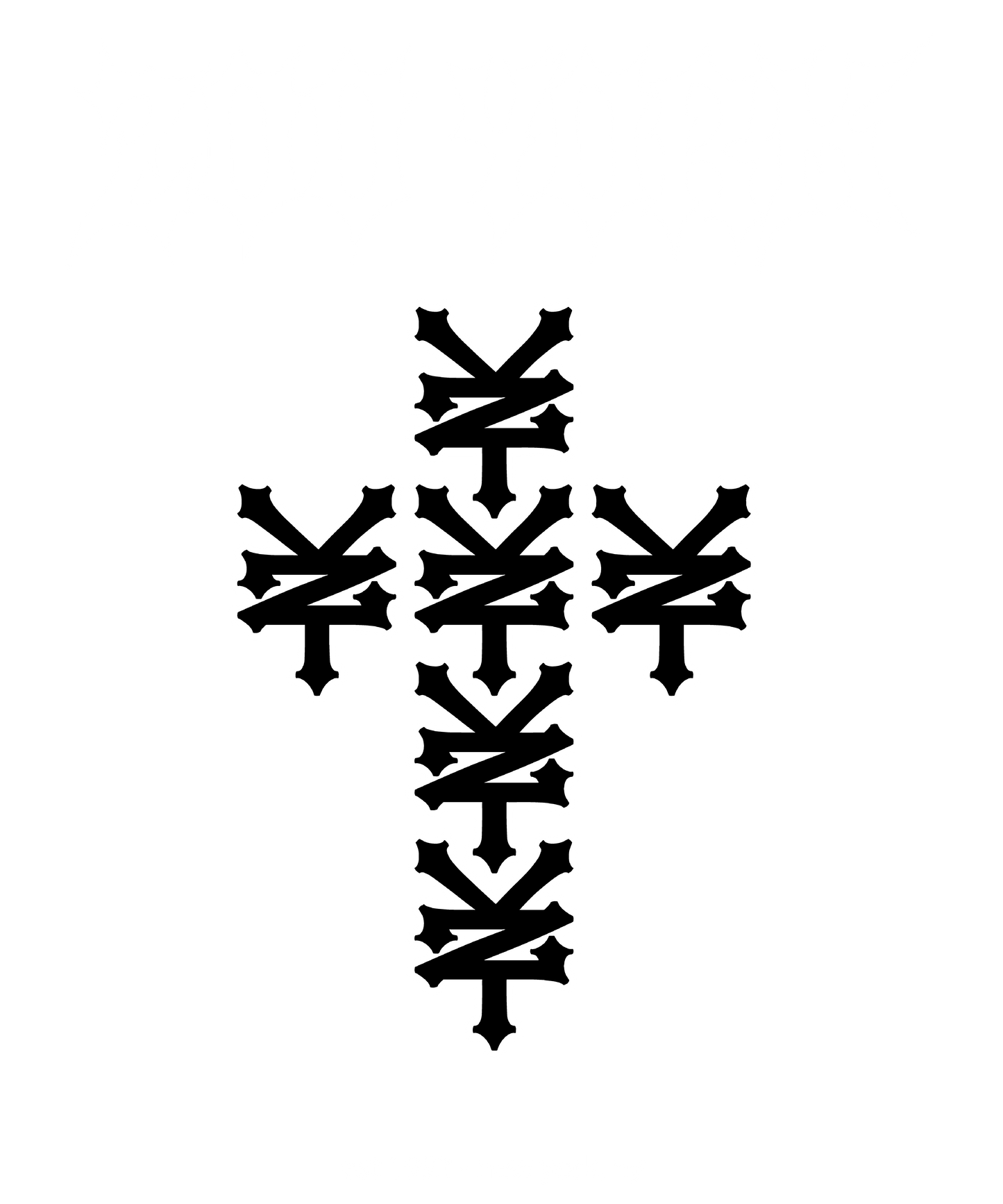 Zoo York Old School New York Cross Mens T Shirt Black