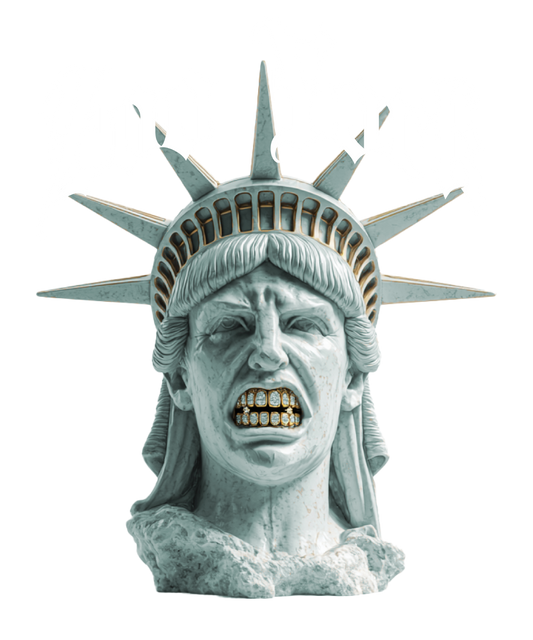 Zoo York ZoStatue of Liberty Gold Grill Smile Mens T Shirt Black