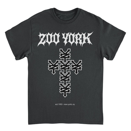 Zoo York Old School New York Cross Mens T Shirt Black