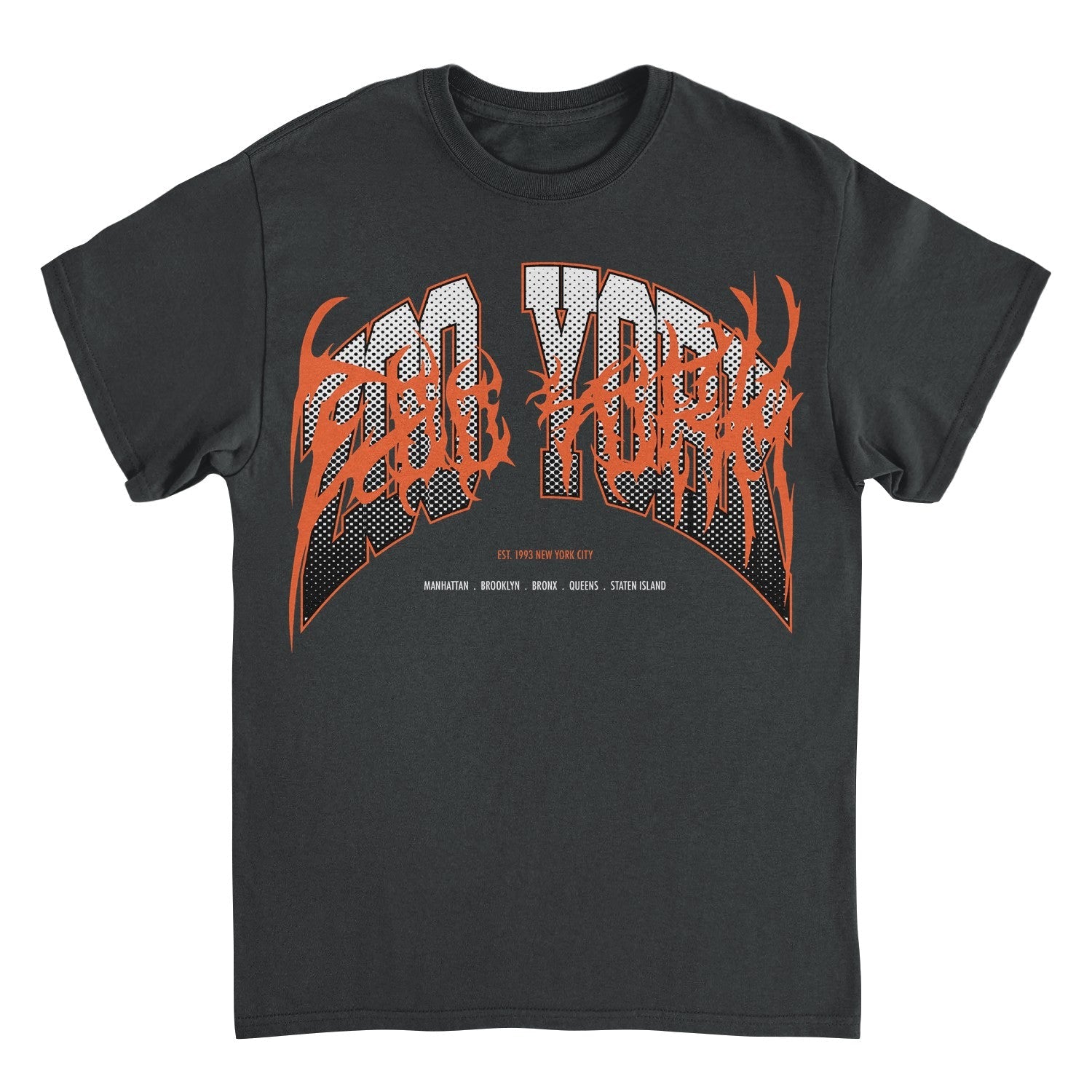 Zoo York Athletic Baller Vintage Style Mens T Shirt Black