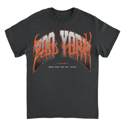 Zoo York Athletic Baller Vintage Style Mens T Shirt Black