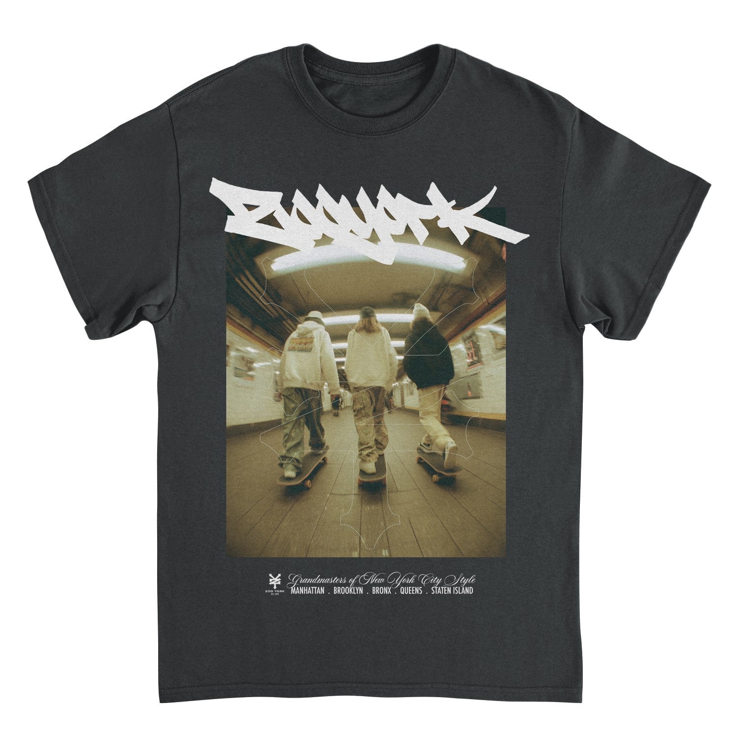 Zoo York Grandmasters of New York City Style Subway Mens T Shirt Black