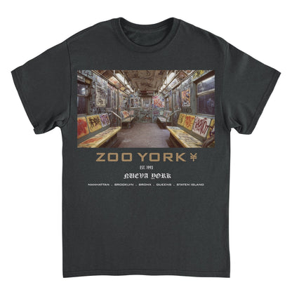 Zoo York Nueva York Vintage Subway Panel Mens T Shirt Black