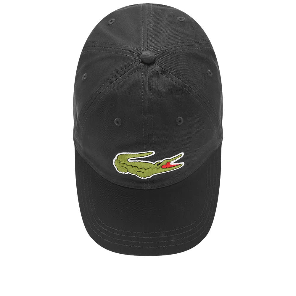 Lacoste Men's Classic Large Croc Logo Cap with Leather Strap Hat