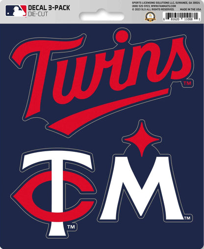 MLB Official Team Sticker Mats - Set of 3 Stickers