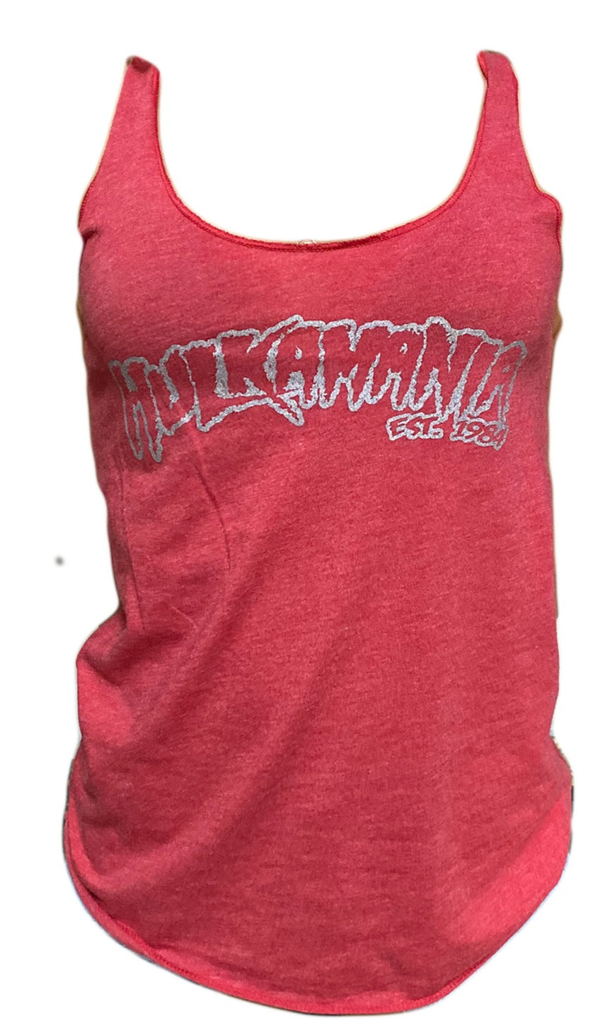 Hulk Hogan Hulkamania Est. 1984 Outline Womens Tank Top Shirt Red