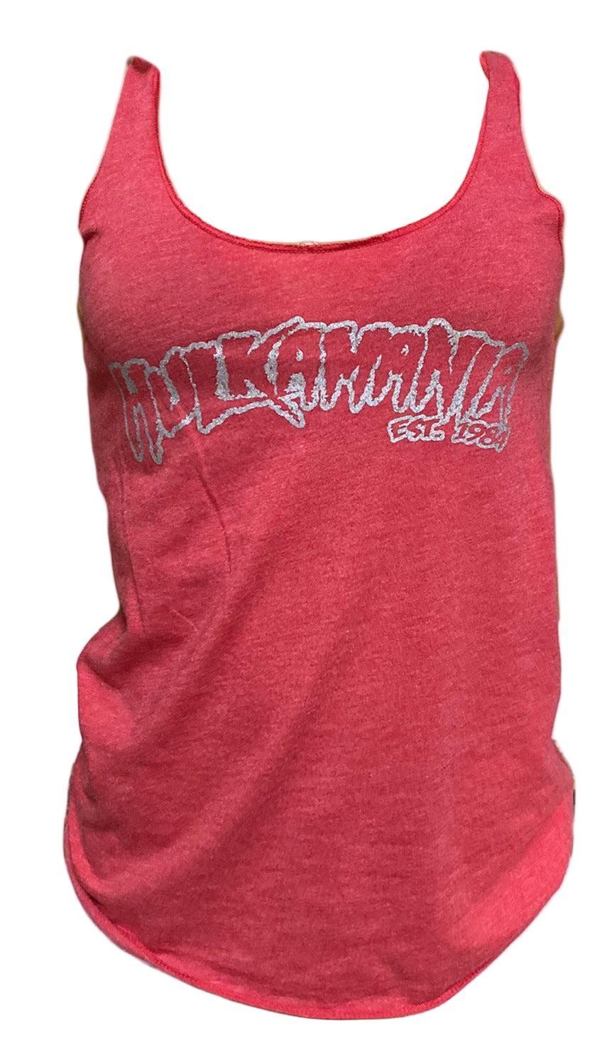 Hulk Hogan Hulkamania Est. 1984 Outline Womens Tank Top Shirt Red