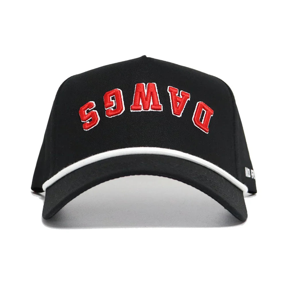 No Rivals Georgia Bulldogs - Black Upside Down DAWGS Hat