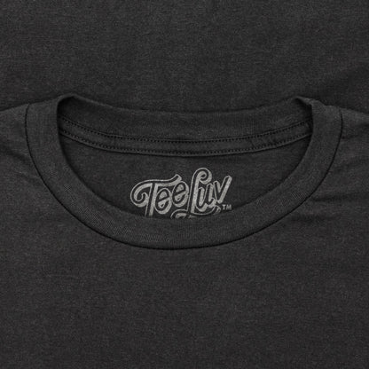 Distressed Miller High Life Logo Front and Back Print Mens T Shirt Black