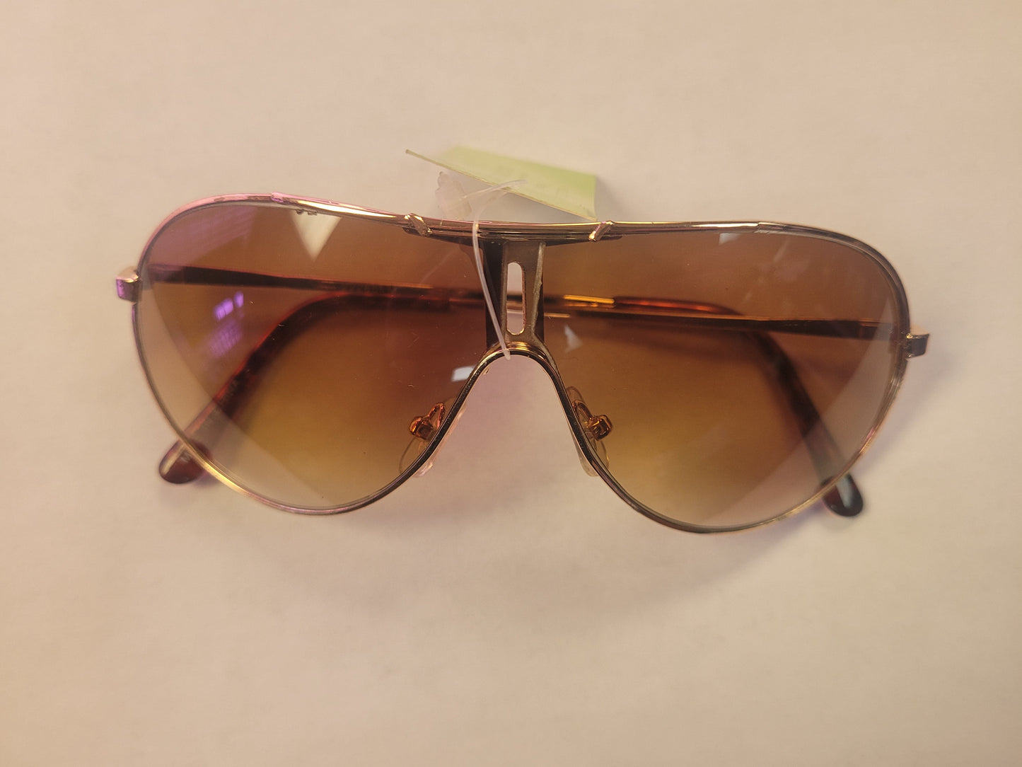 Aviator 80's Sunglasses with Gold Frame