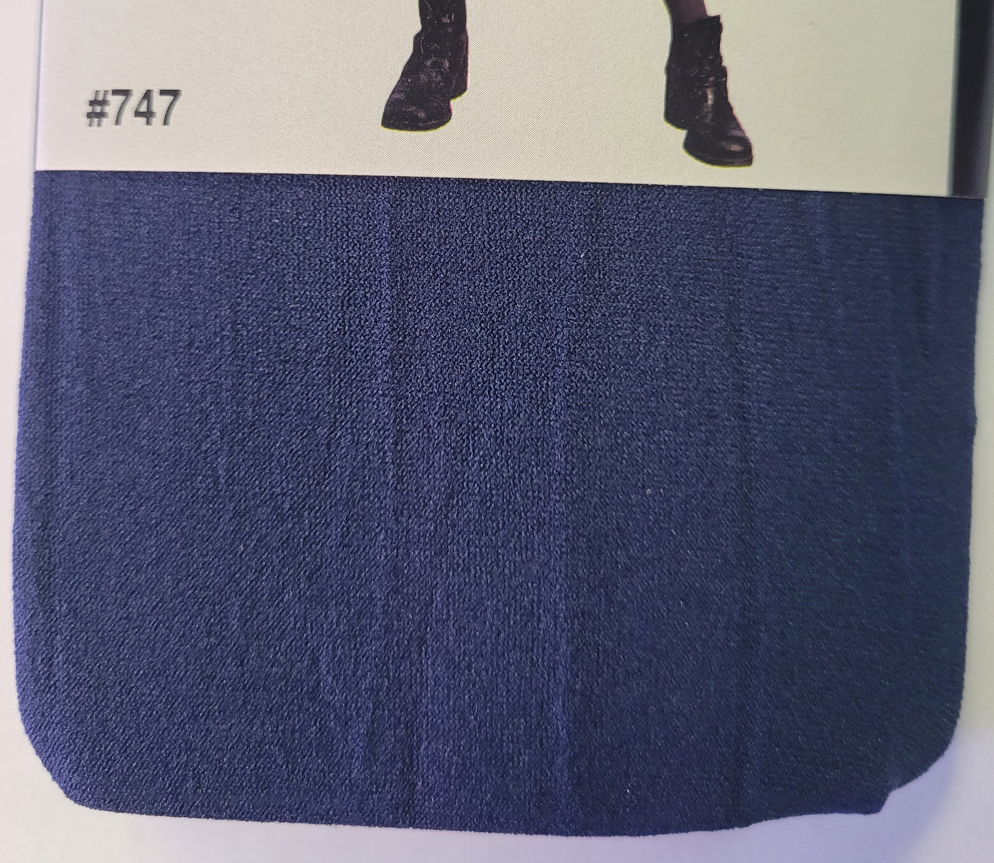 Opaque Navy Blue Tights Women's