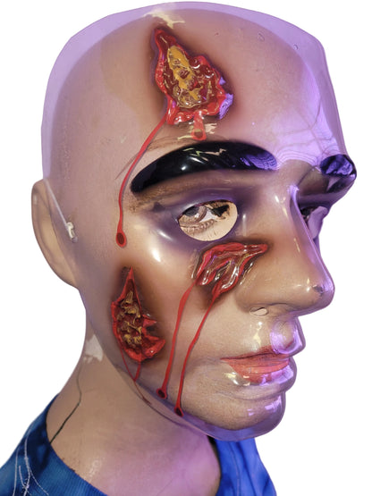 Plastic Wounded Face Bloody Masks