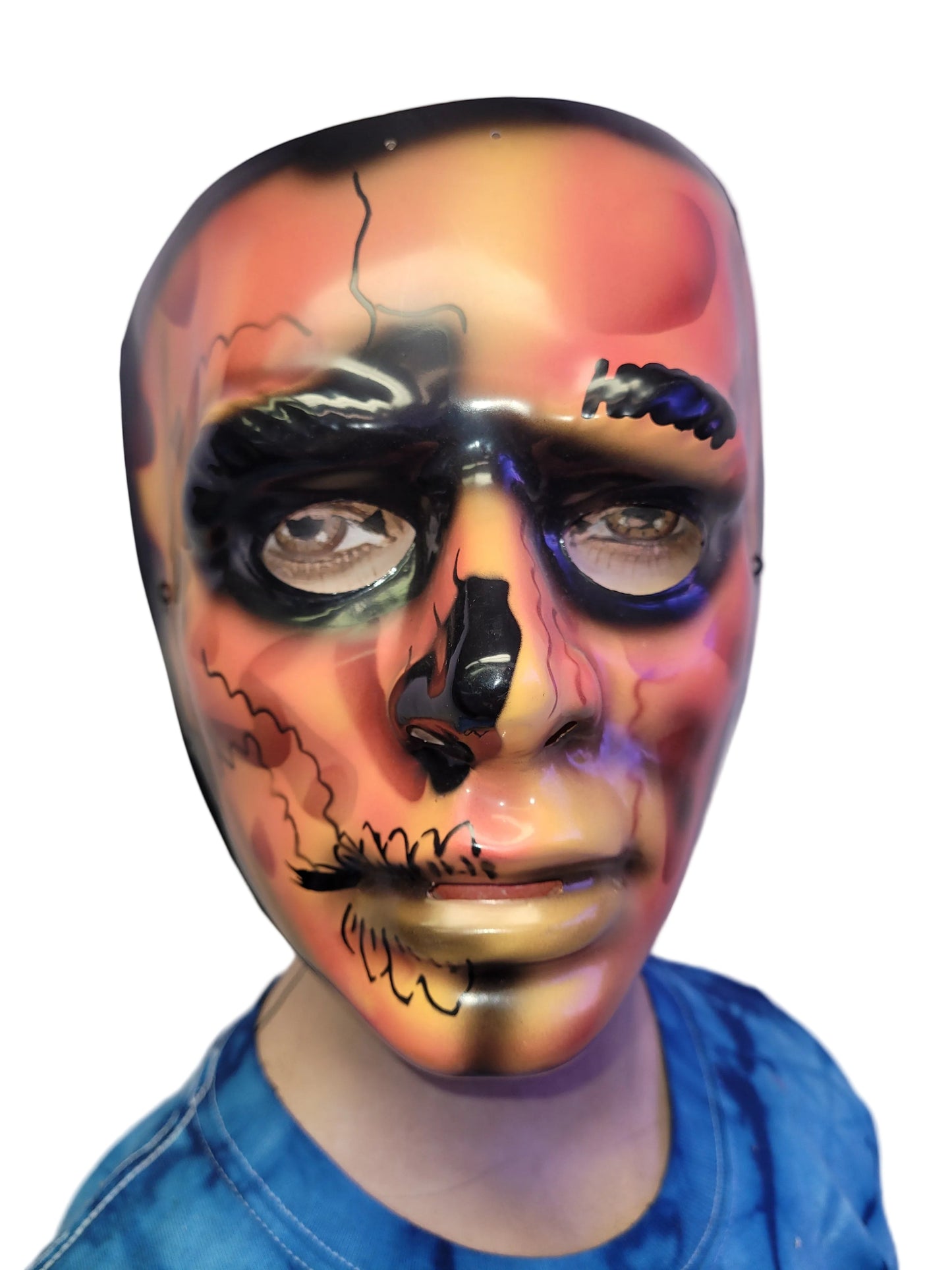 Vintage Fancy Faces Plastic Costume Masks