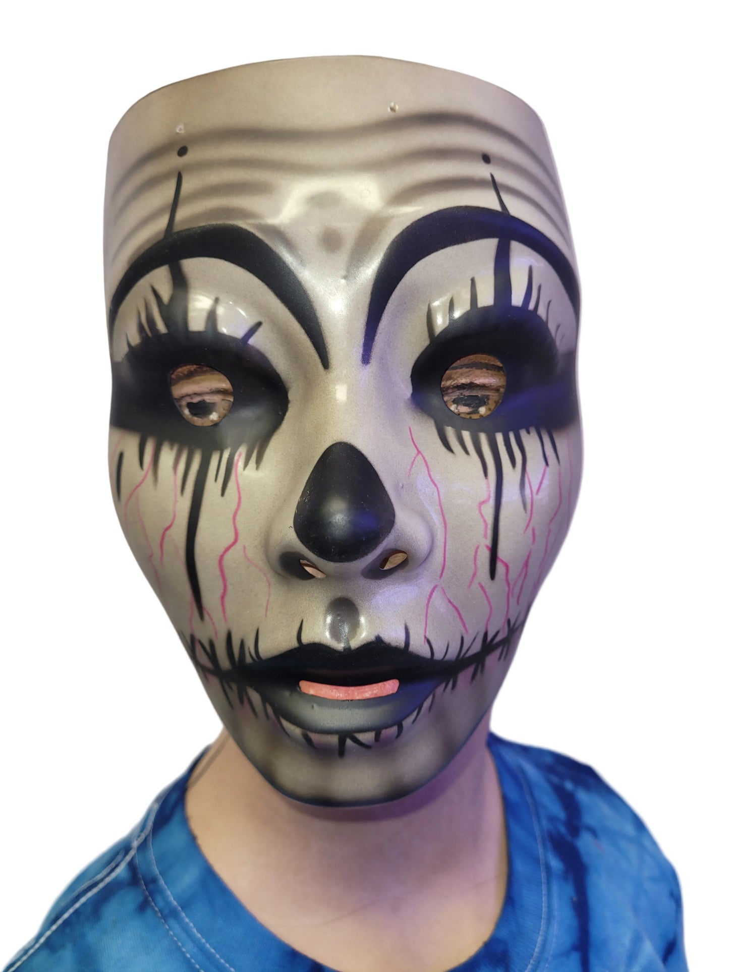 Vintage Fancy Faces Plastic Costume Masks