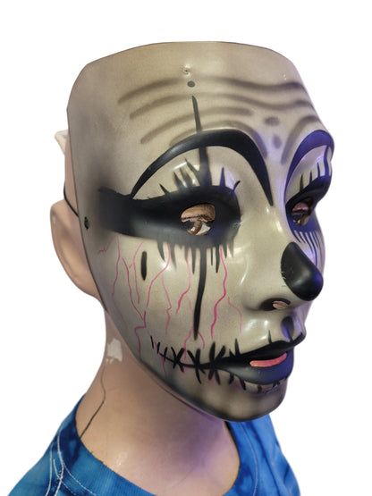 Vintage Fancy Faces Plastic Costume Masks