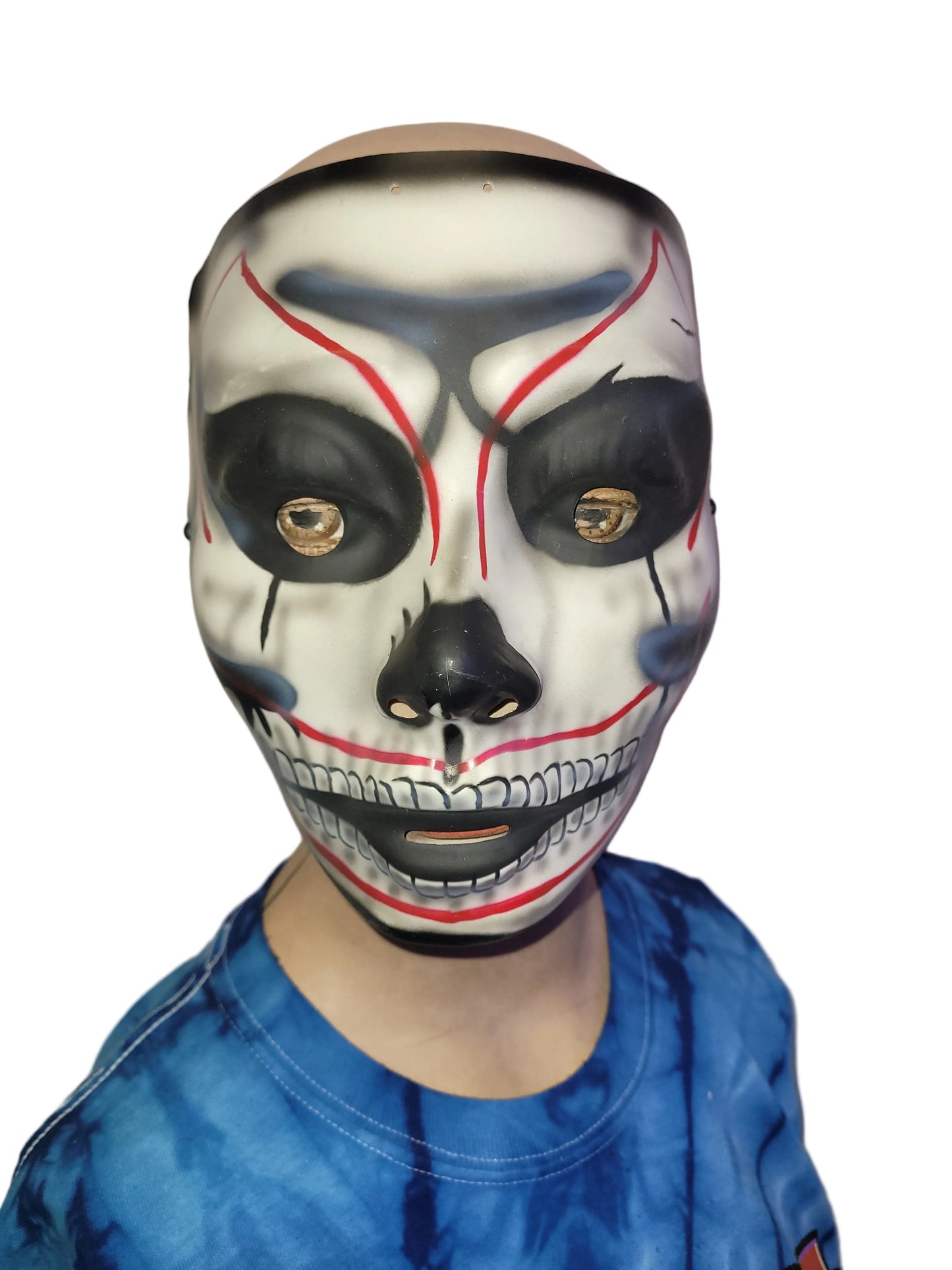 Vintage Fancy Faces Plastic Costume Masks