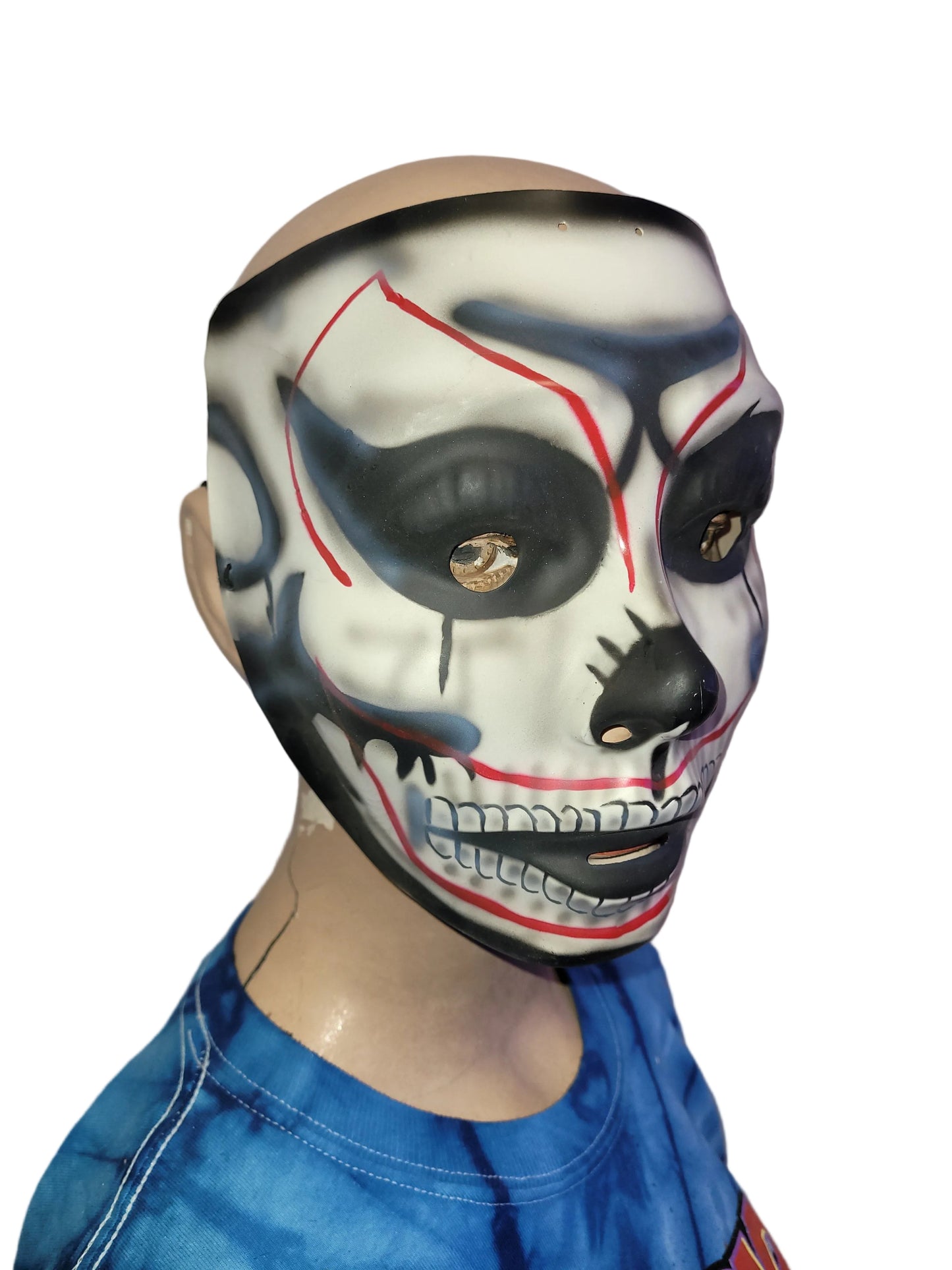 Vintage Fancy Faces Plastic Costume Masks