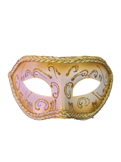 Star Power Fancy Masquerade Half Mask, One Size