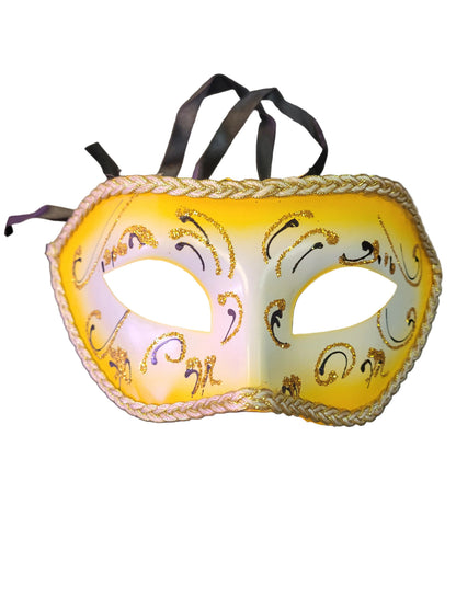 Star Power Fancy Masquerade Half Mask, One Size