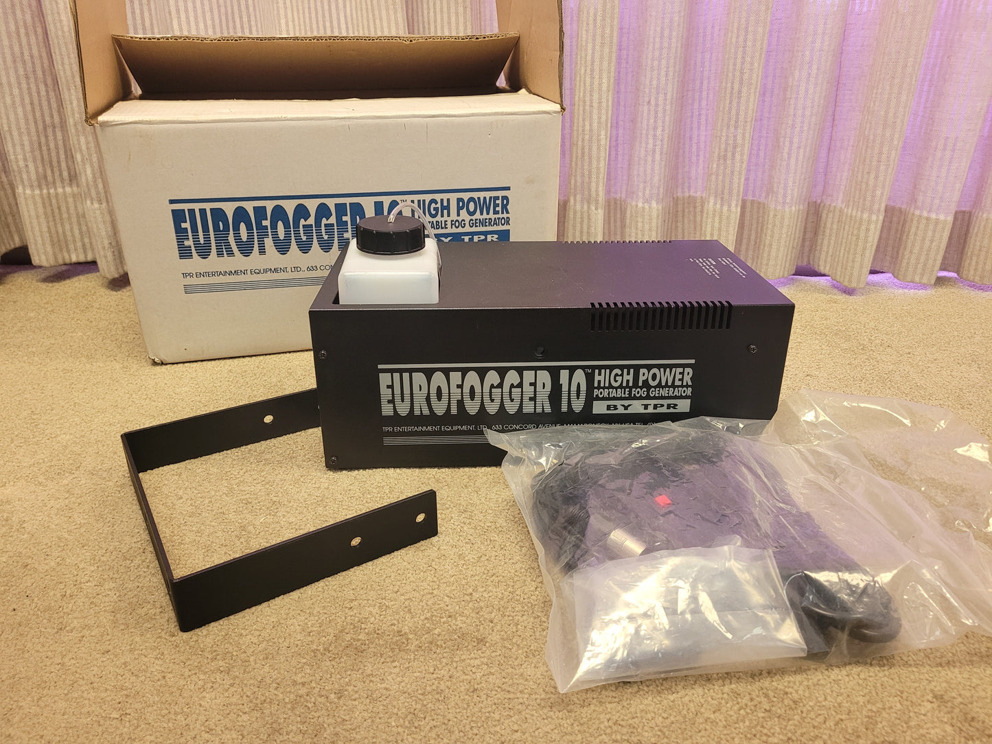 Eurofogger 10 High Power Portable Fog Generator Machine by TPR 120V