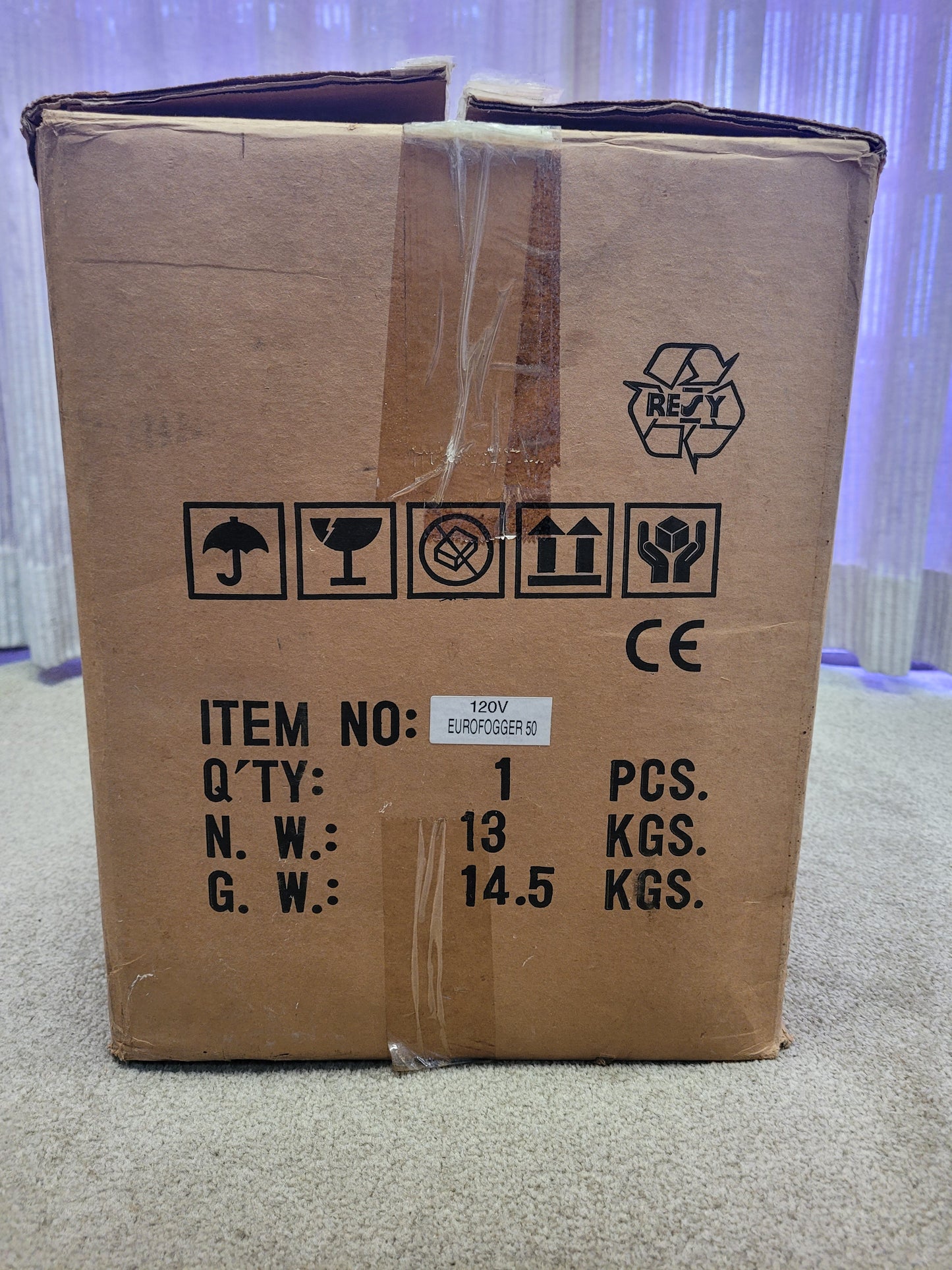 Eurofogger 50 High Power Portable Fog Generator Machine by TPR 120V