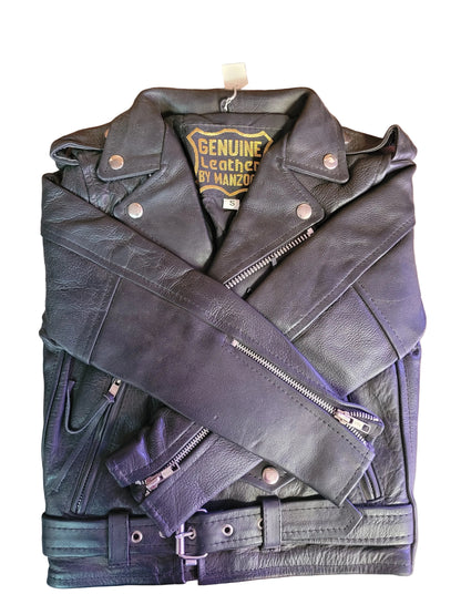 Genuine Leather Jacket Boys Small