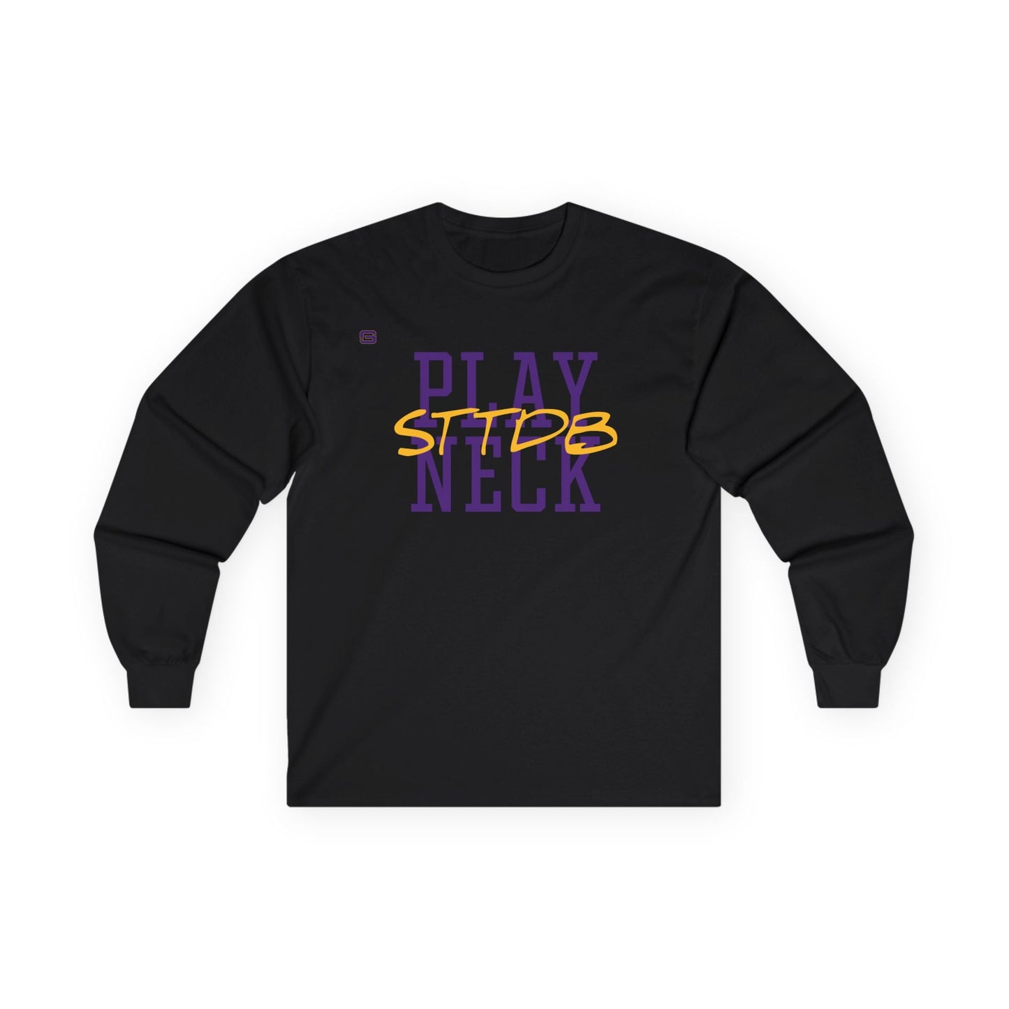LSU Football Play Neck Long Sleeve Shirt