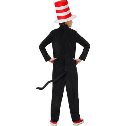 Dr. Seuss Kids Cat in the Hat Costume Jumpsuit