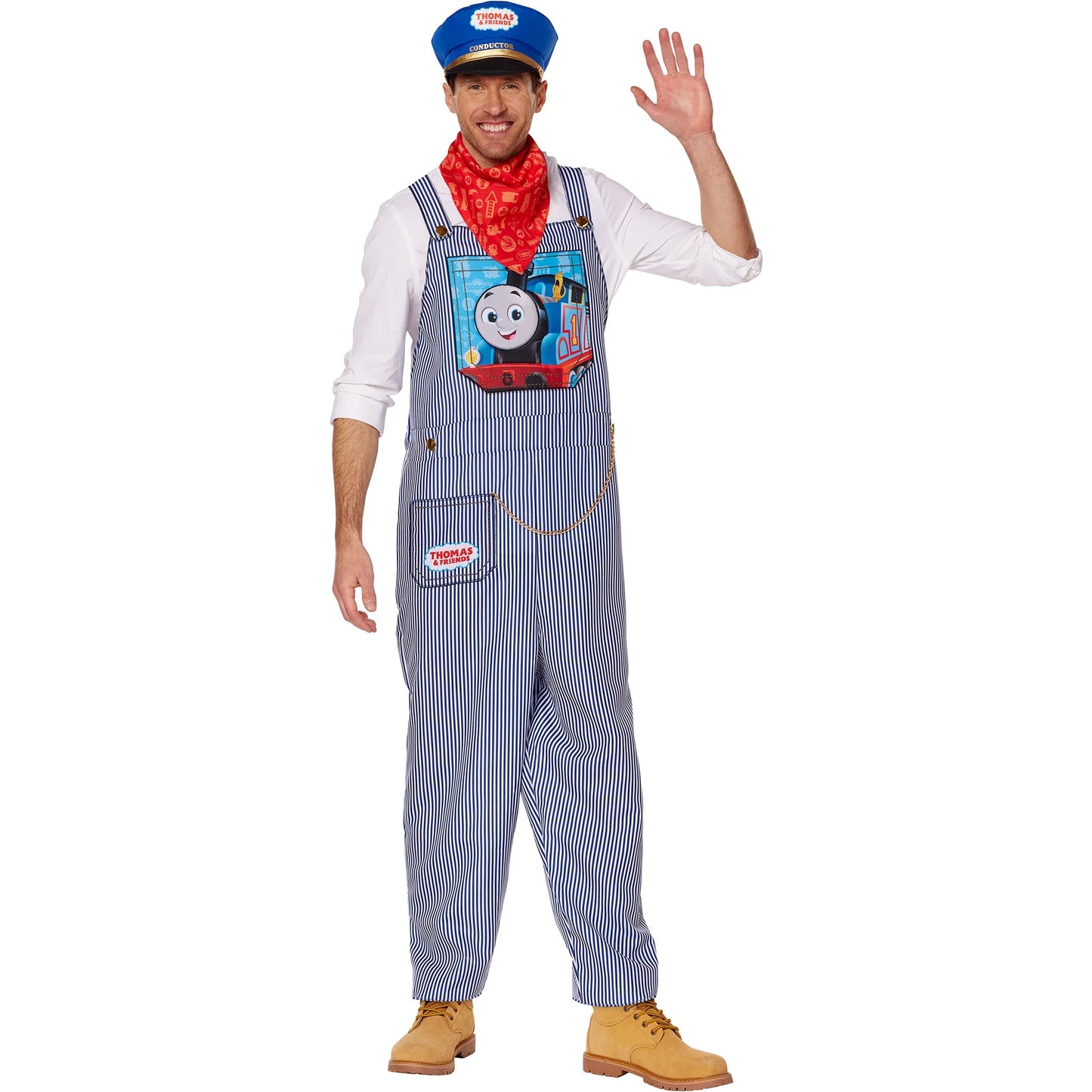 Mens Thomas & Friends Conductor Adult Costume