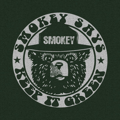 Smokey "Keep it Green" Pullover Hooded Sweatshirt Hoodie Green