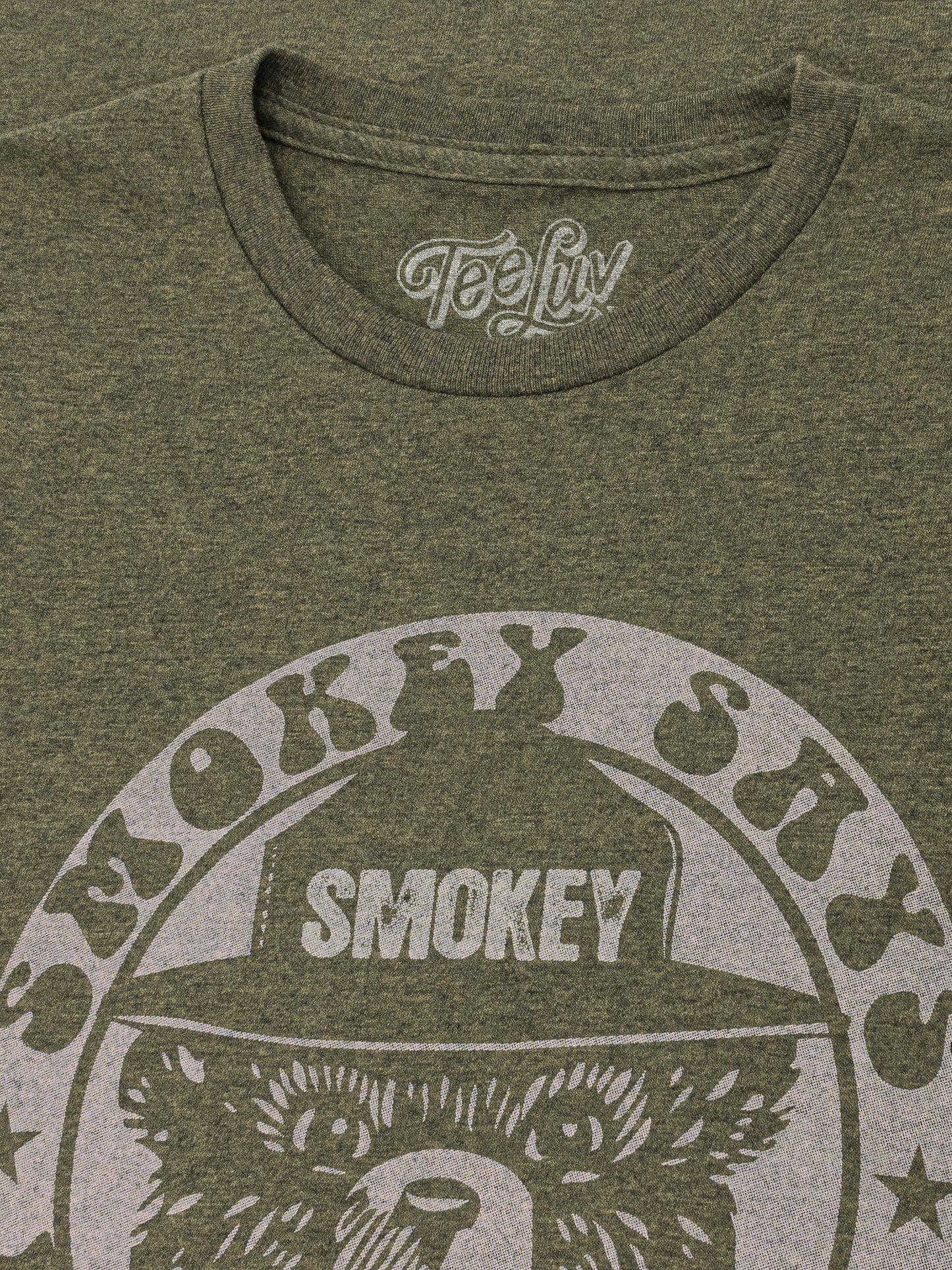 Smokey Bear Keep it Green Logo Mens T Shirt Green