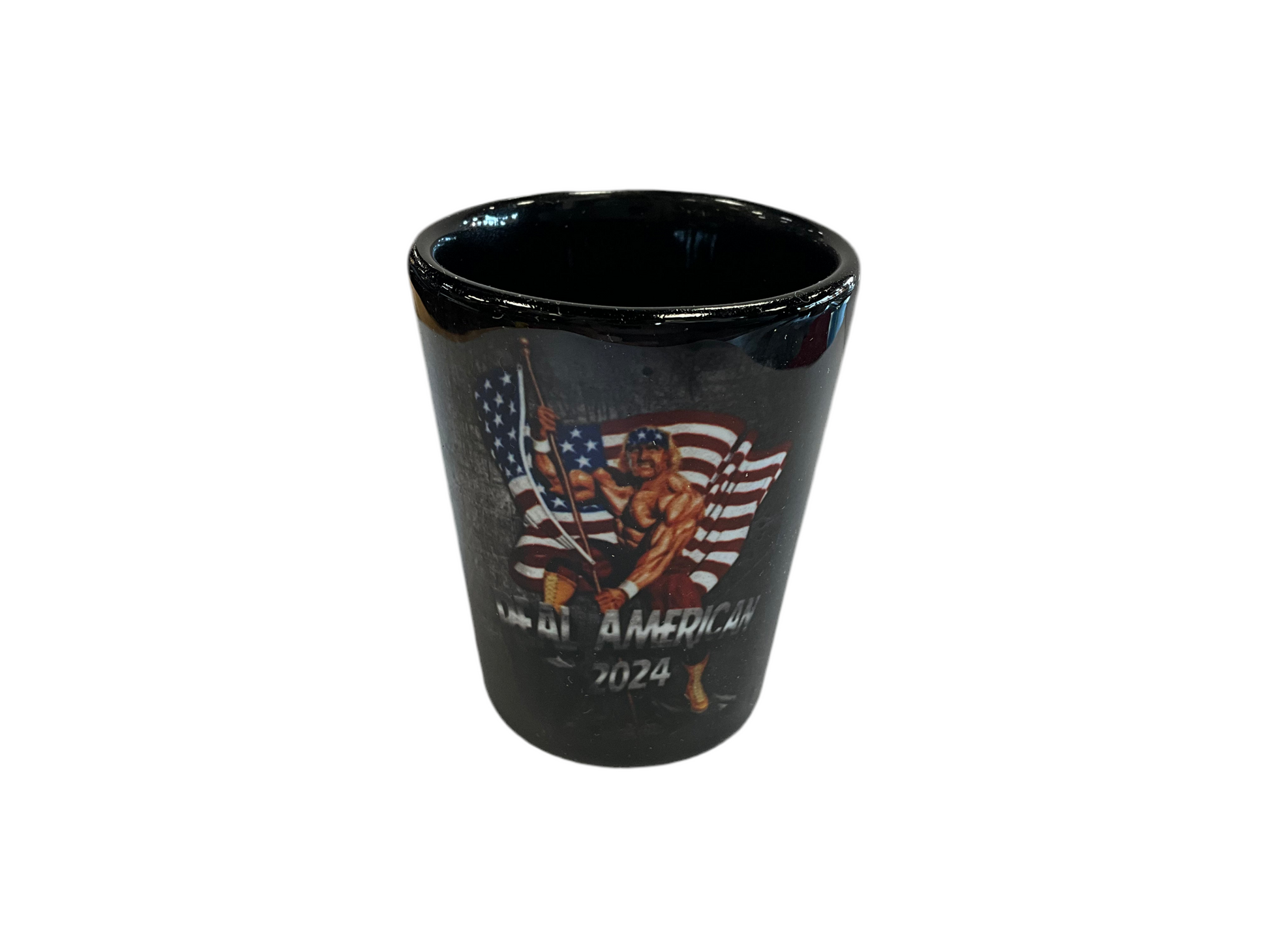 Hulk Hogan Real American Victory 2024 Shot Glass