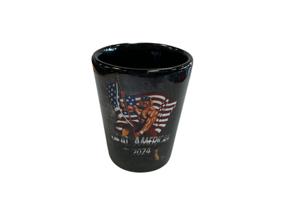 Hulk Hogan Real American Victory 2024 Shot Glass
