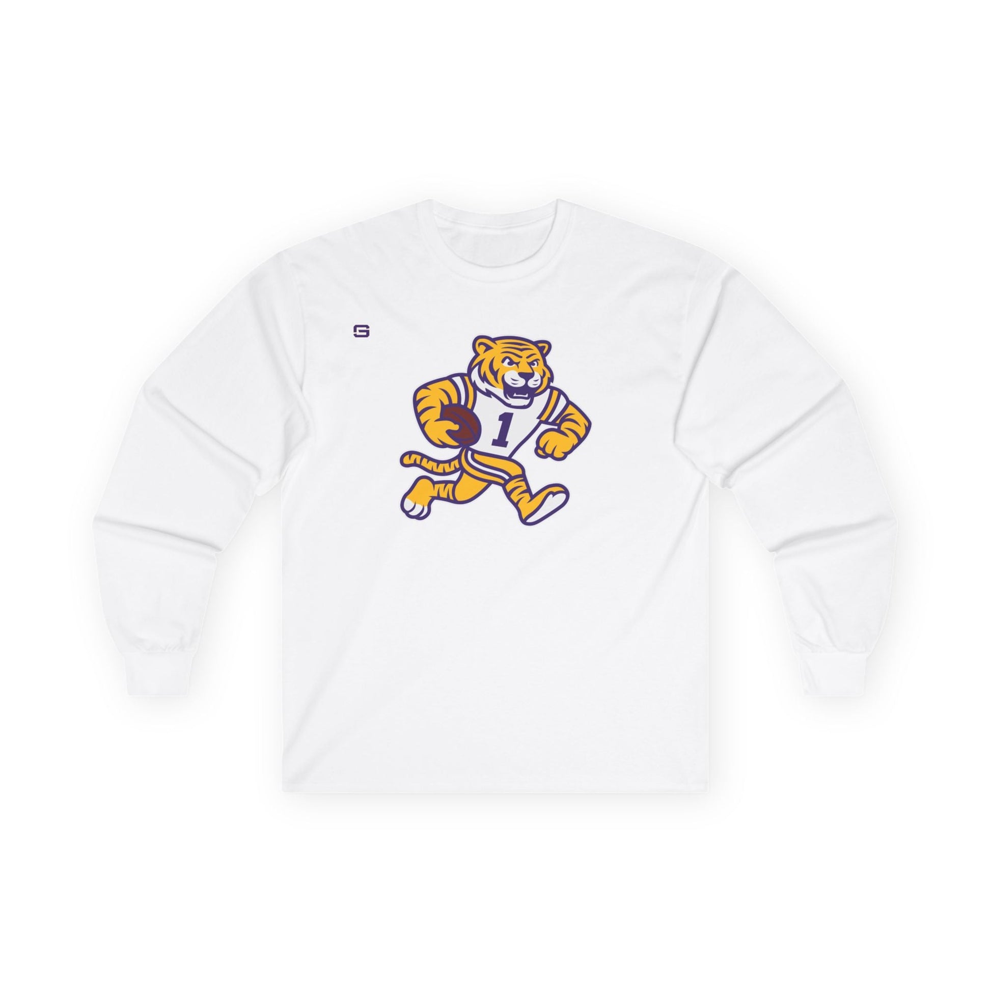 Football Mascot Logo Long Sleeve Shirt