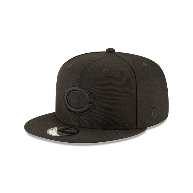 Cincinnati Reds - 9Fifty Basic Snapback Black on Black Hat New Era