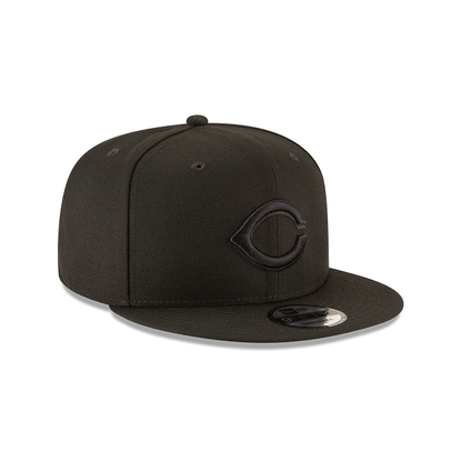 Cincinnati Reds - 9Fifty Basic Snapback Black on Black Hat New Era