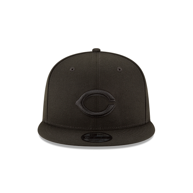 Cincinnati Reds - 9Fifty Basic Snapback Black on Black Hat New Era