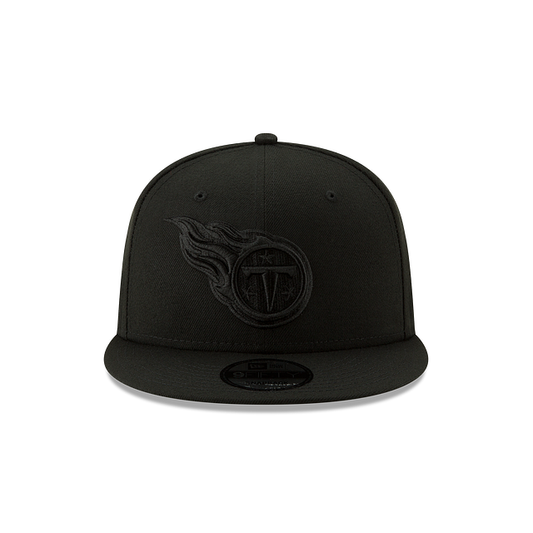 Tennessee Titans - Black on Black 9Fifty Basic Snapback Hat New Era