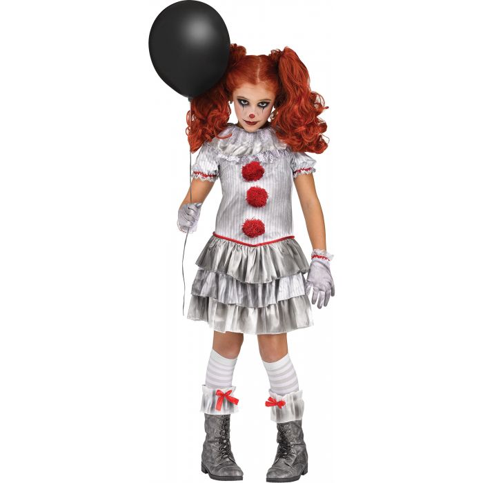 Carnevil Clown Pennywise Girls Costume