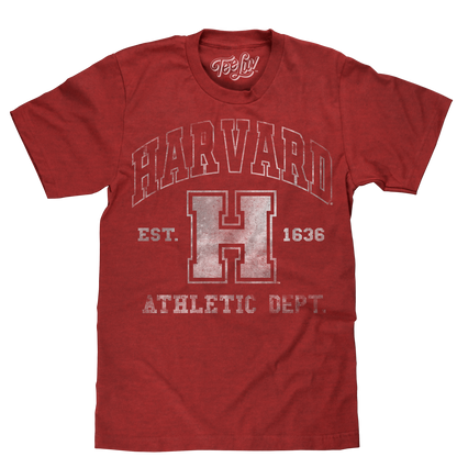 Harvard Athletic Department Mens T Shirt Crimson