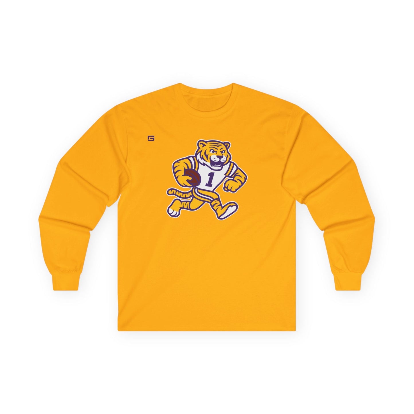 Football Mascot Logo Long Sleeve Shirt