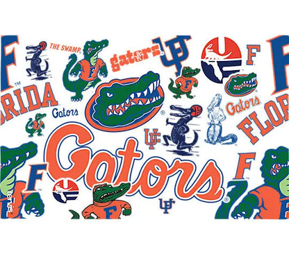 Florida Gators - All Over Plastic Tumbler