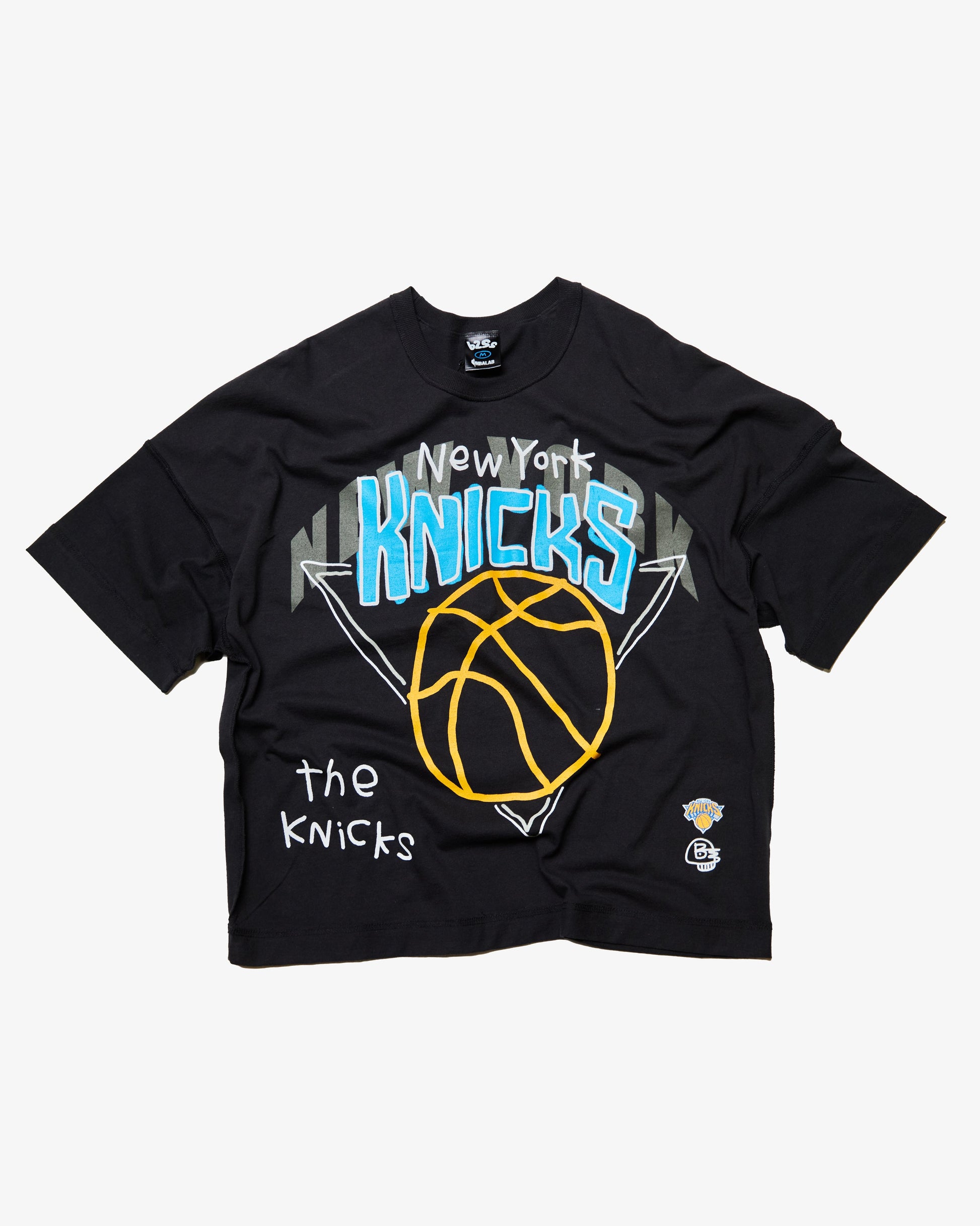 New York Knicks NBA Tee Mens T Shirt Black