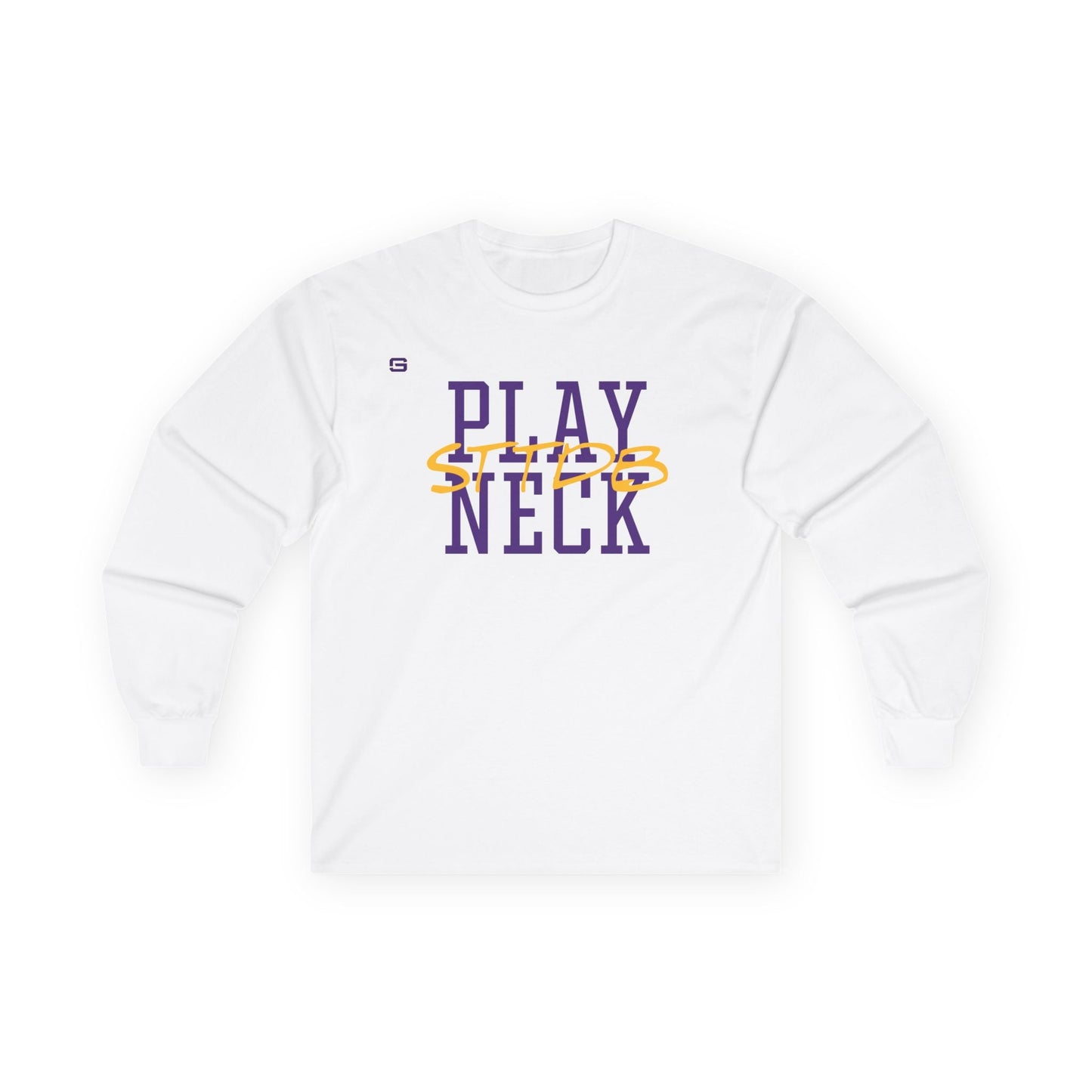 LSU Football Play Neck Long Sleeve Shirt