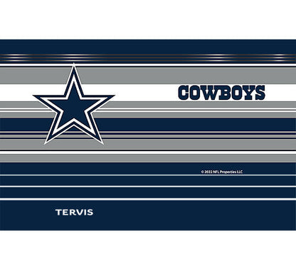 Dallas Cowboys - NFL Hype Stripes Stainless Steel Tumbler