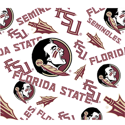 Florida State Seminoles - All Over  24Oz Plastic Water Bottle
