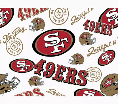 San Francisco 49ers - All Over Wrap with Travel Lid