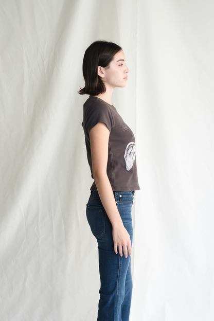 Led Zeppelin Icarus Baby Tee Womens T Shirt Vintage Black