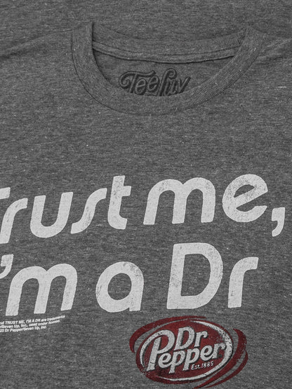 Dr Pepper Trust Me I'm a Dr Mens T Shirt Red